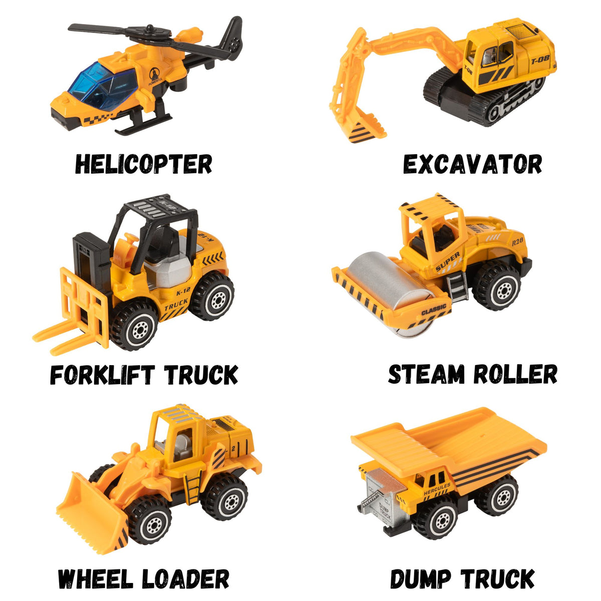 Teamsterz Street Machines Construction Playset | 12 Piece Construction Playset Construction Vehicles