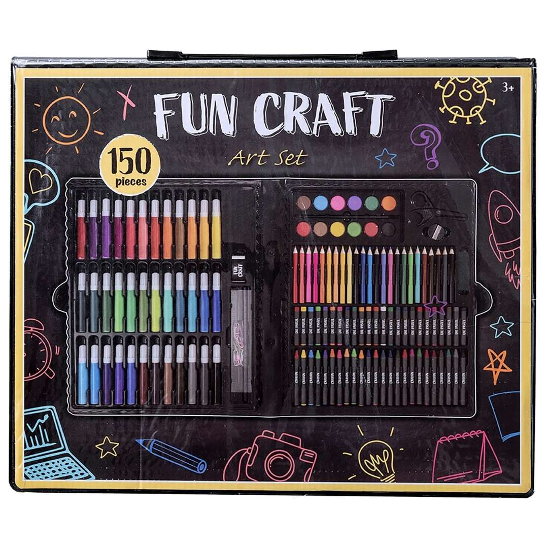 Fun Craft Mixed Media Arts Set - 150 Pieces Art Supplies