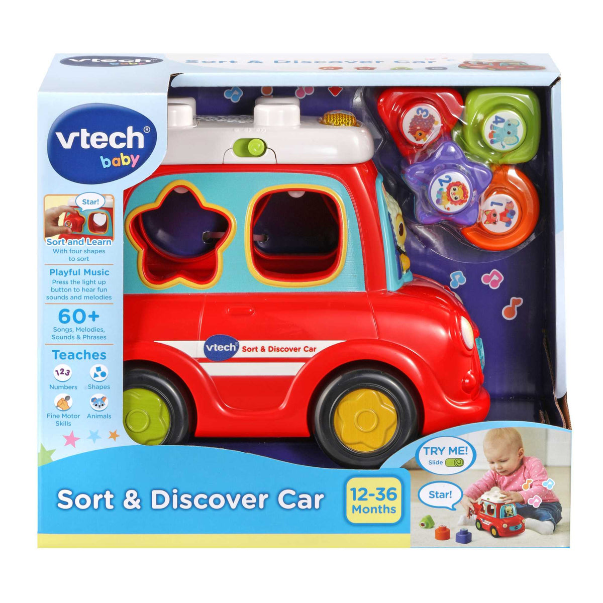 VTech Sort &amp; Discover Car Electronic Learning