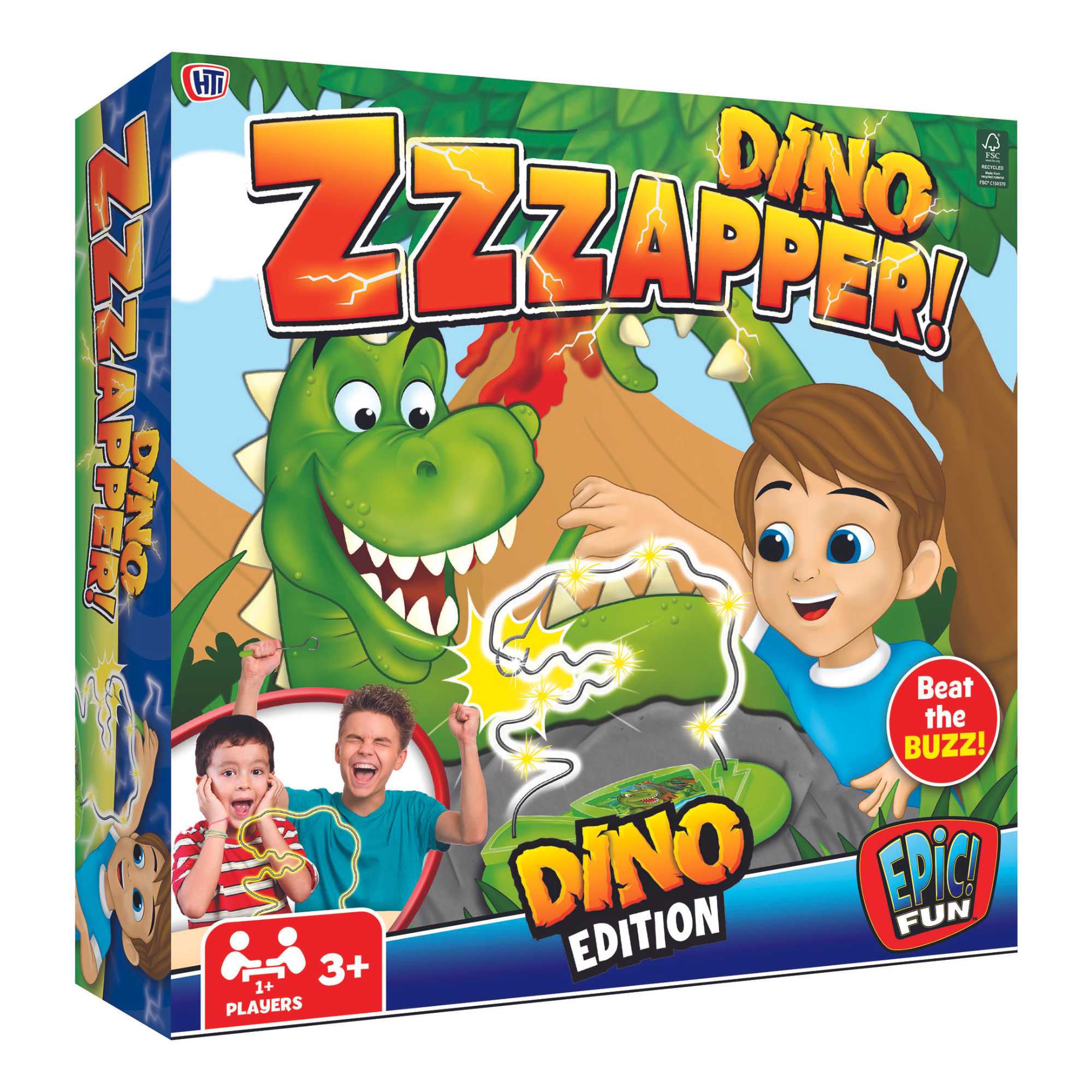 Epic Fun Dino Zapper Dinosaur Board Game