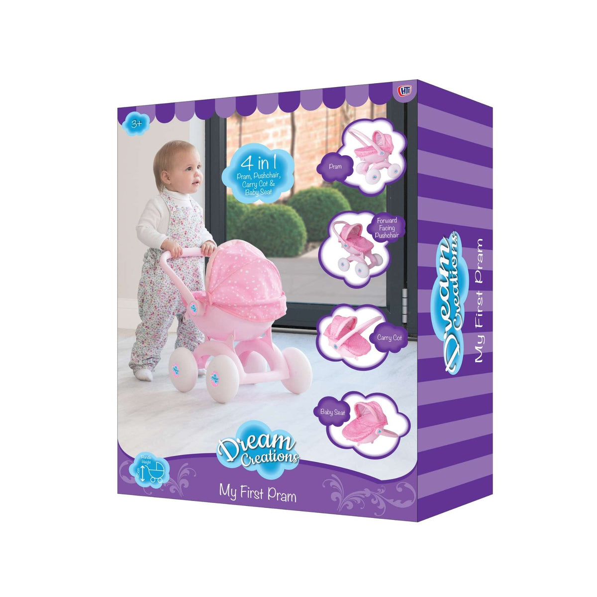 Dream Creations 4 in 1 My First Dolls Pram Prams