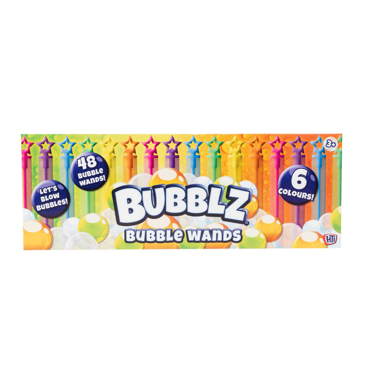Bubblz 48 Pack of Bubble Wands - Bubble Solution Included