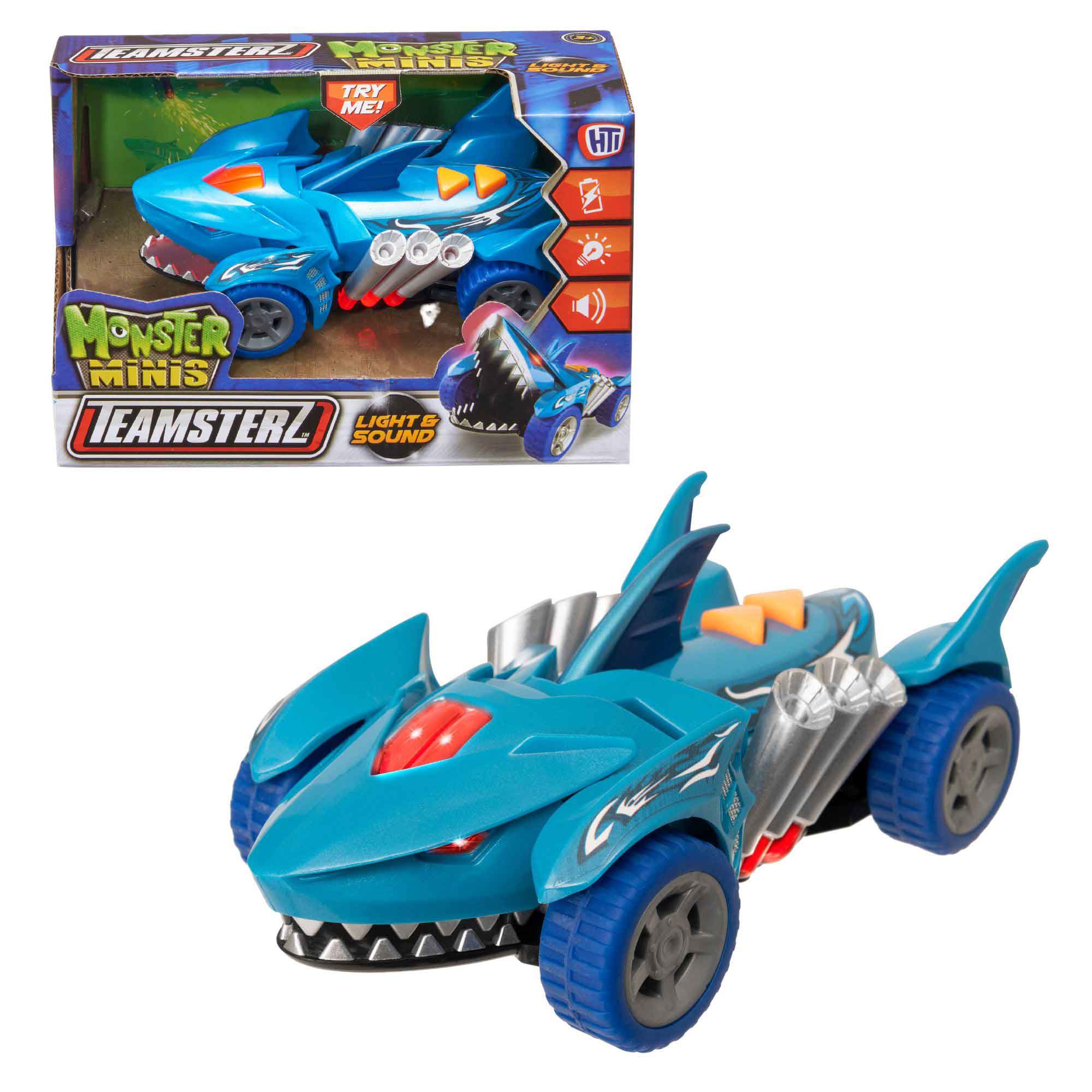 Teamsterz Monster Mini Light & Sound Shark Car