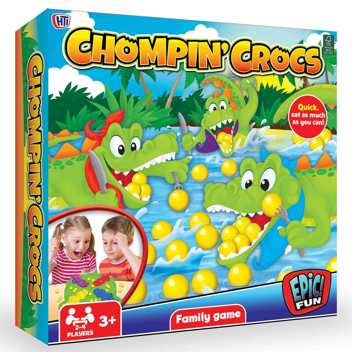 Chompin&#39; Crocs Family Board Game