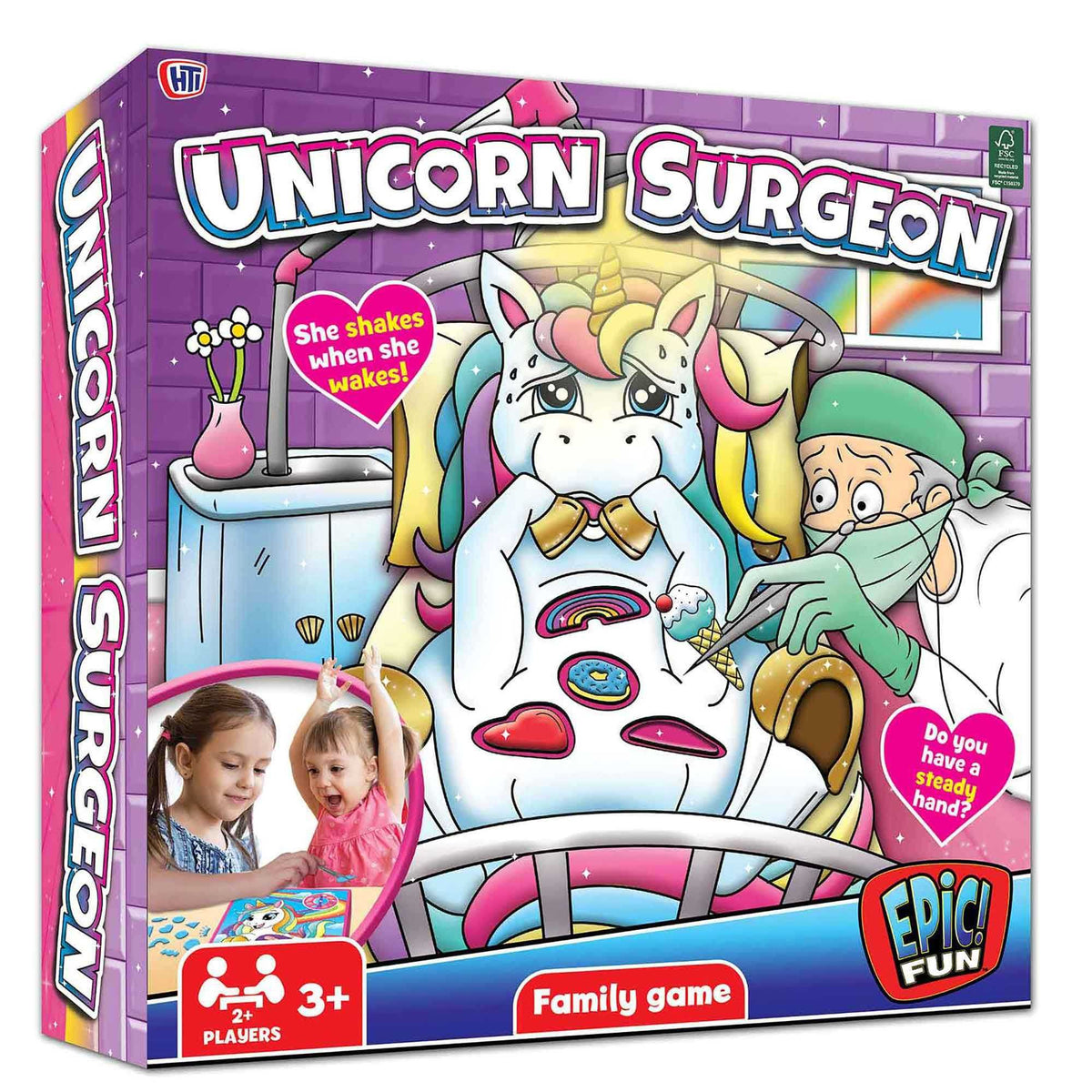 Unicorn Shaking Surgeon Boxed Family Games