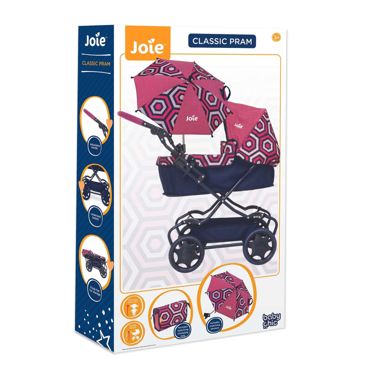Joie Junior Classic Pram With Matching Changing Bag