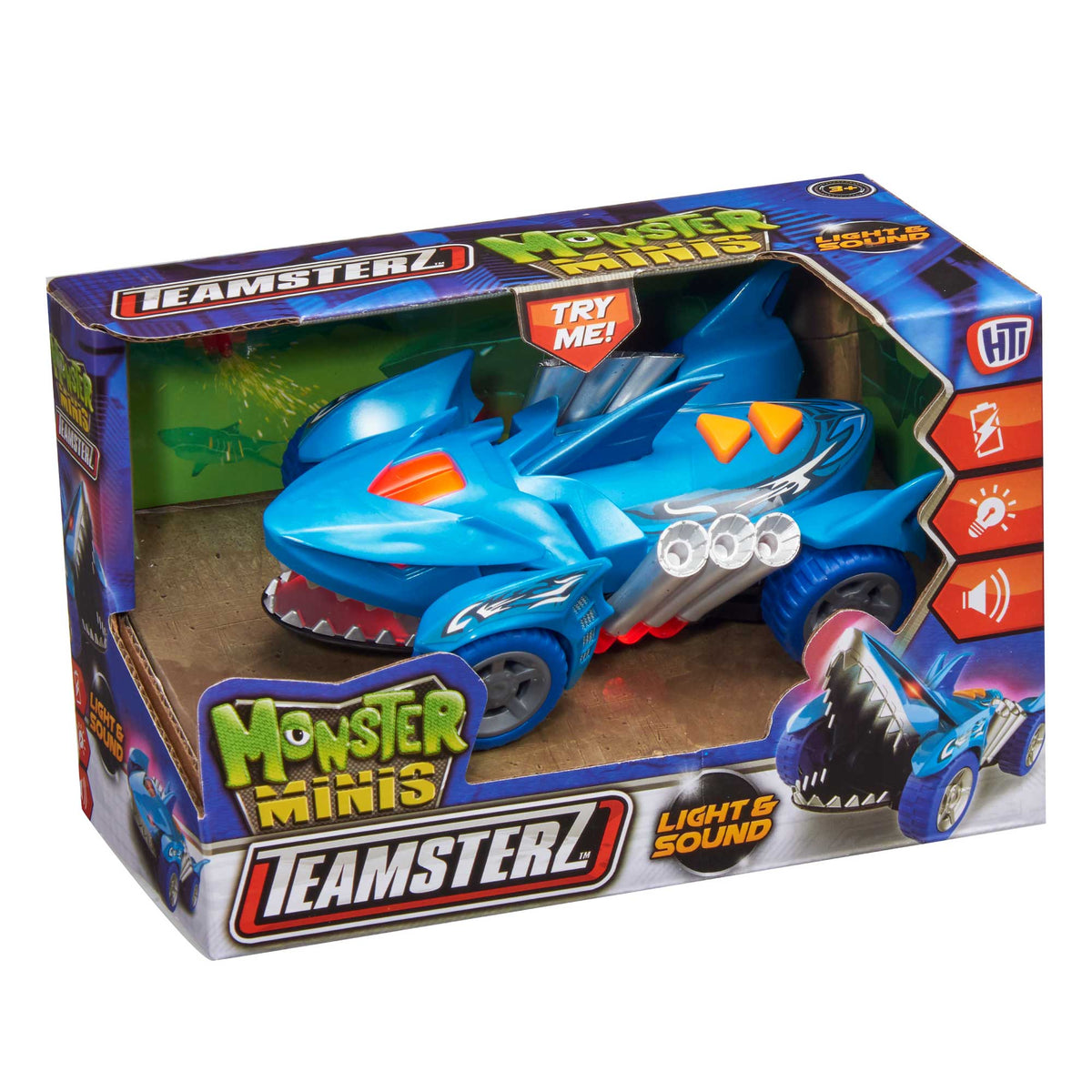 Teamsterz Monster Mini Light &amp; Sound Shark Car