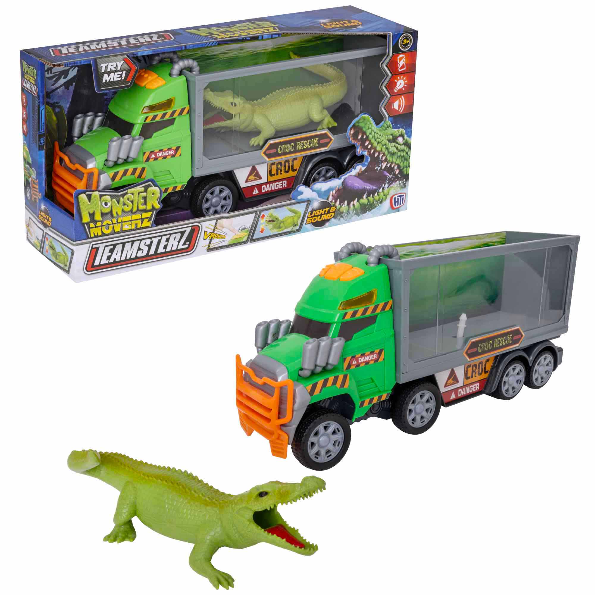 Teamsterz Monster Moverz Crocodile Rescue Transporter Cars & Transporters