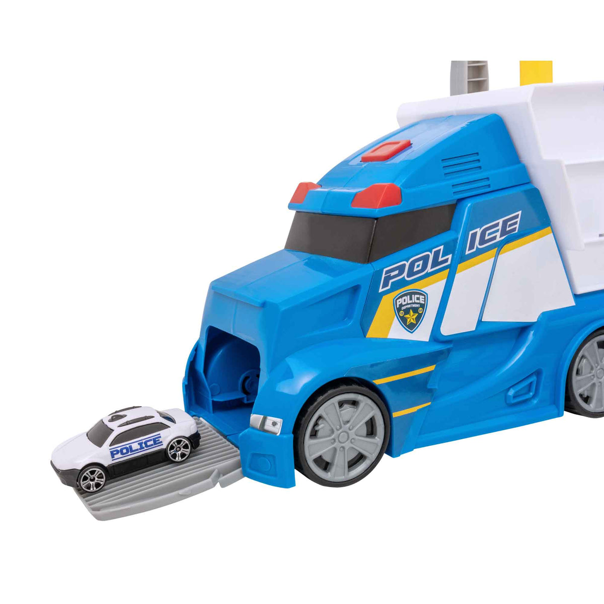 Teamsterz Police Command Toy Truck | Includes 3 Cars Cars &amp; Transporters