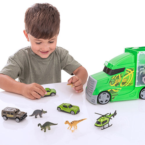 Teamsterz Large Dinosaur Car Transporter Cars &amp; Transporters