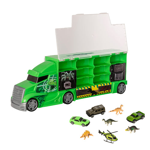 Teamsterz Large Dinosaur Car Transporter Cars &amp; Transporters
