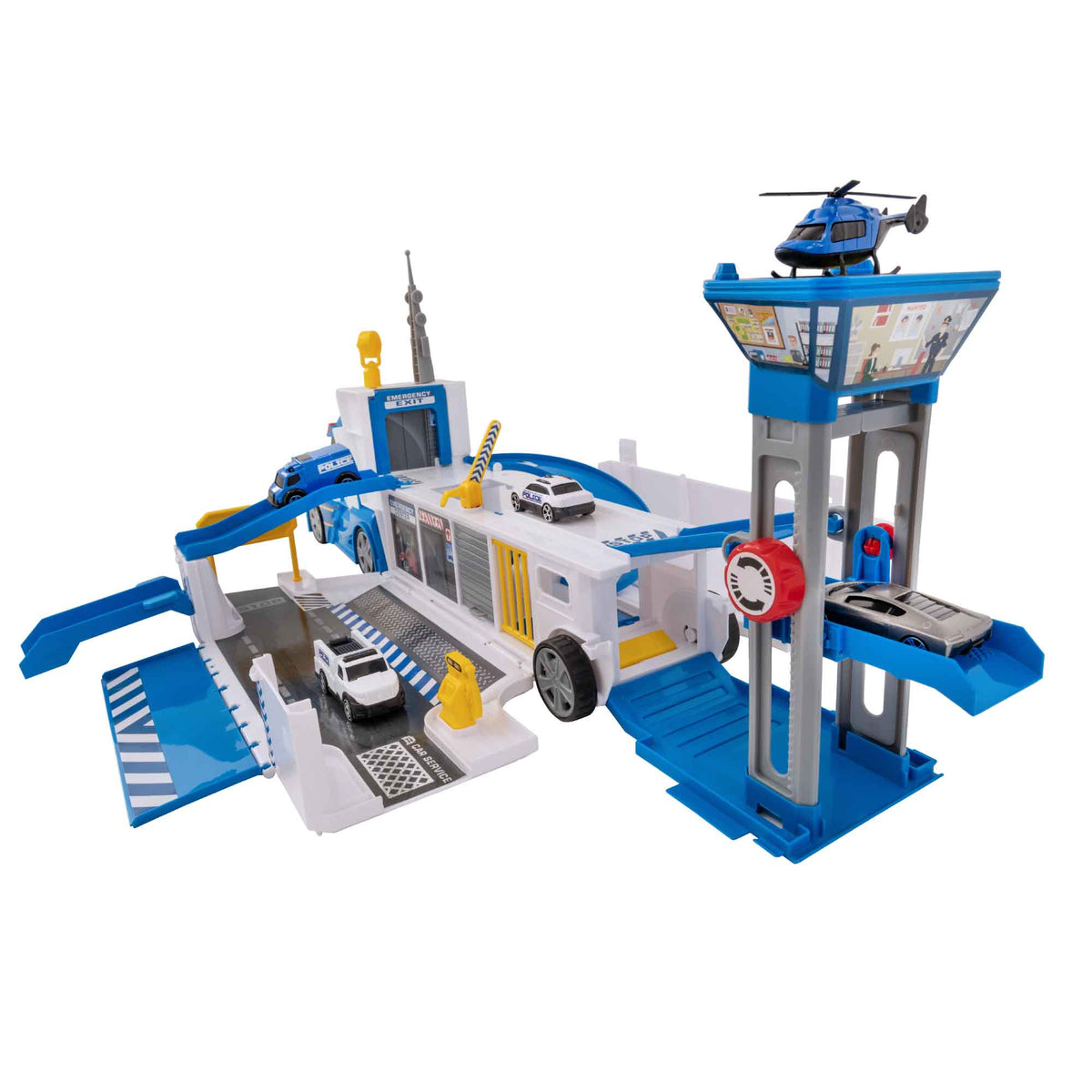 Teamsterz Police Command Toy Truck | Includes 3 Cars Cars &amp; Transporters