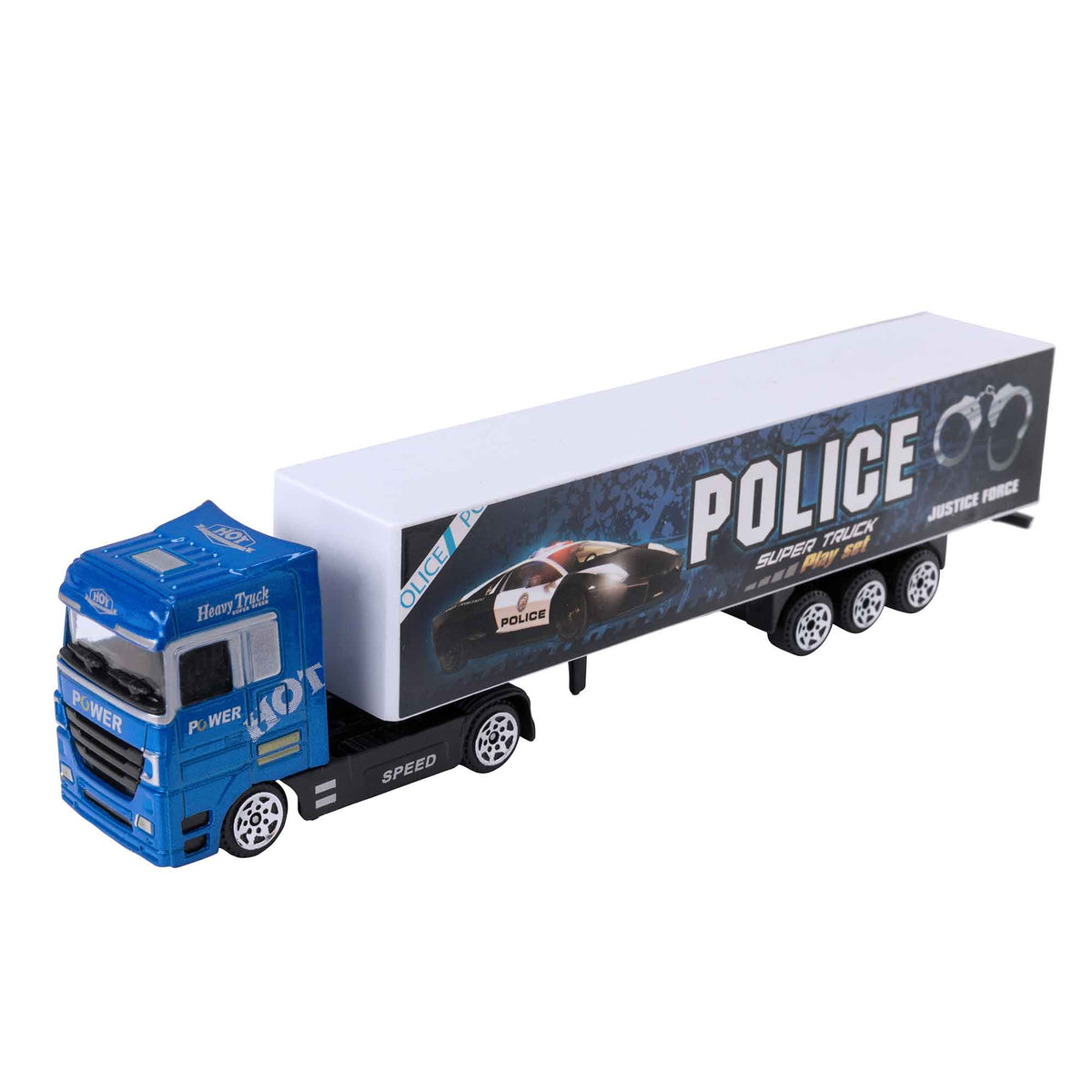 Teamsterz Police Service Transporter Toy Truck Playset Cars &amp; Transporters